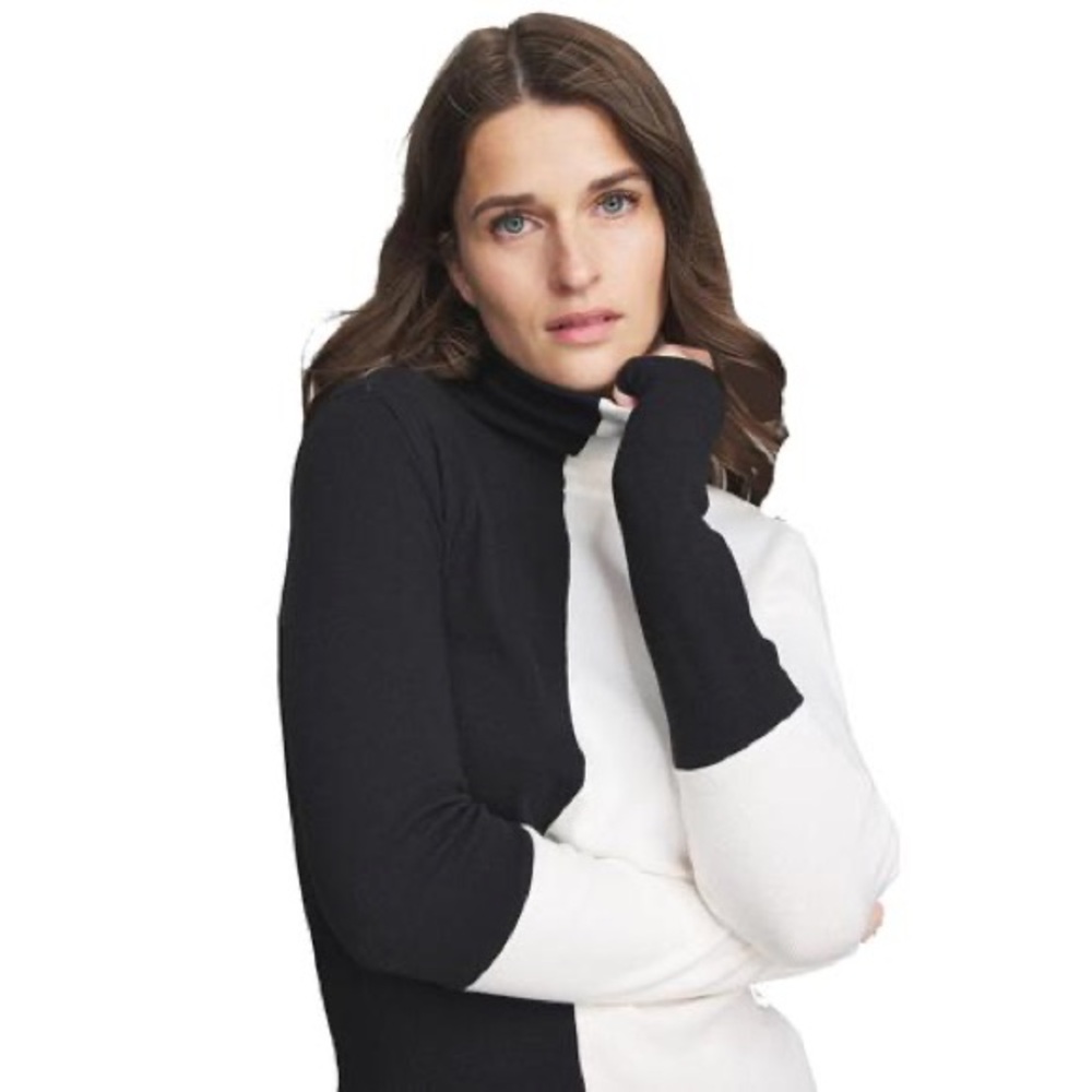 NWOT Alp N Rock Remi Turtleneck XS - Black/White
